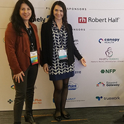 Cassi Janakos and another person at a convention